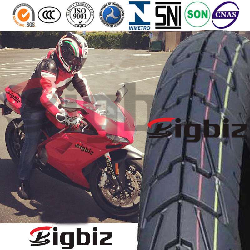 China Brand Bigbiz 90/90-18 Motorcycle Tubeless Tire