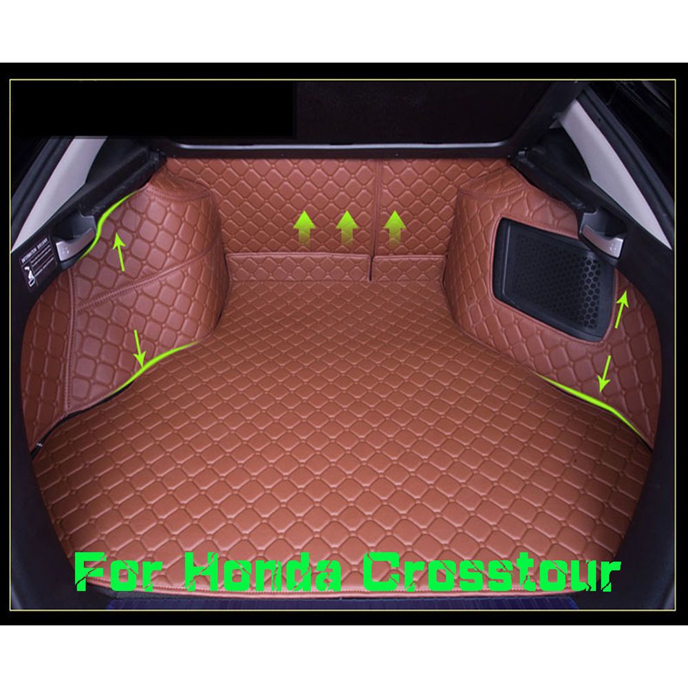 Car Trunk Mat for Honda Crosstour 2008-2013 Cargo Boot Liner Auto Car Mat Waterproof