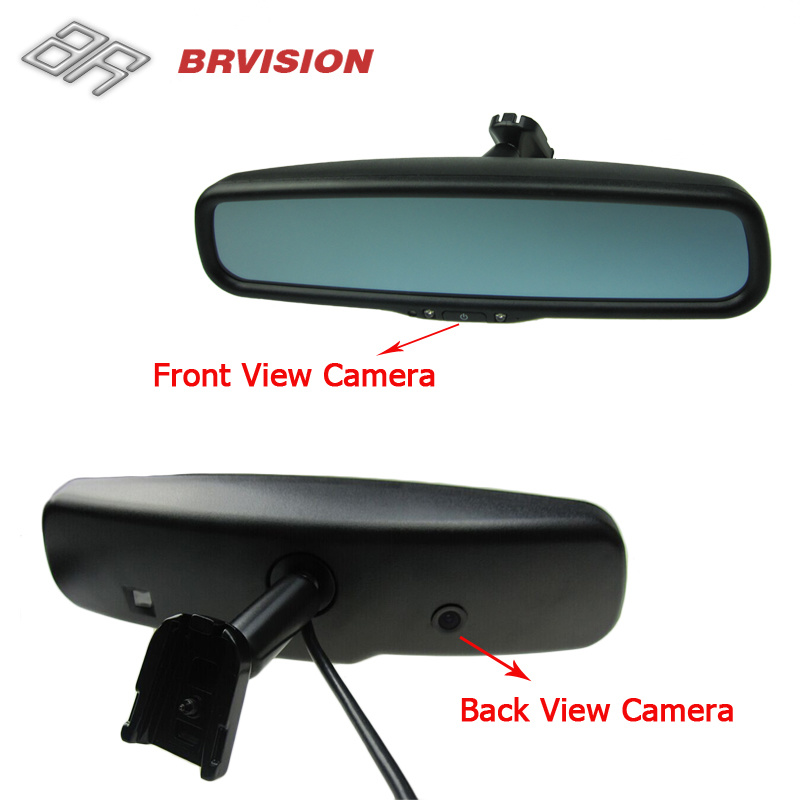 Dual Lens Car Mirror Wide Angle Monitoring Camera