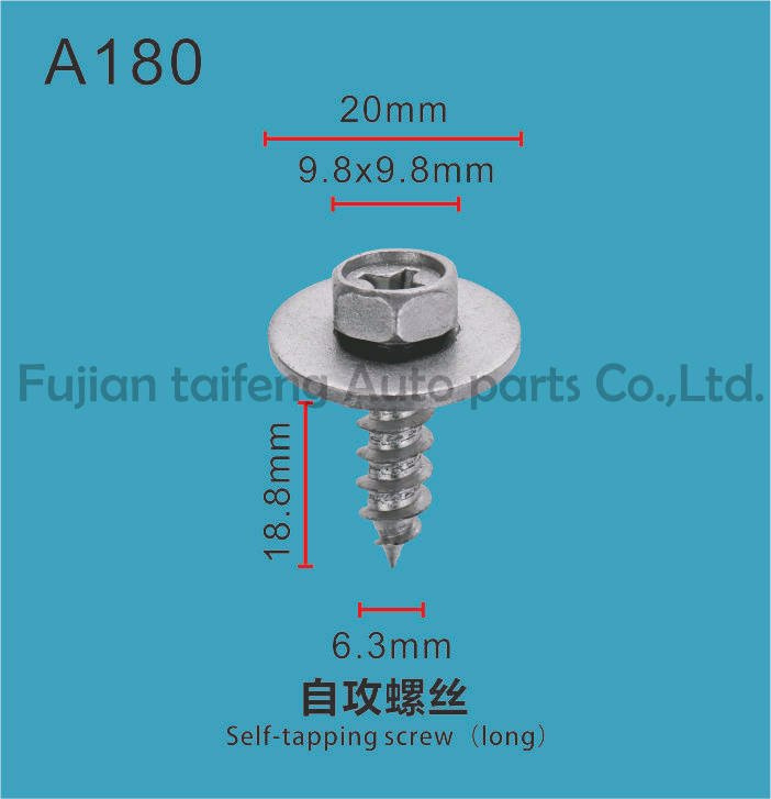 Durable Nylon Rivet/Plastic Auto Clip Fasteners
