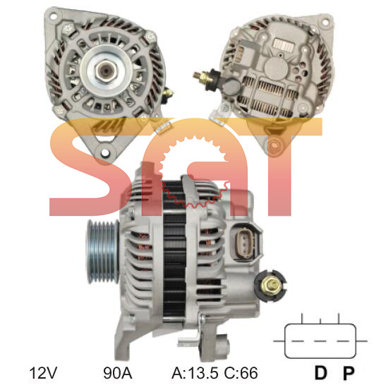for Mitsubishi Alternator A2tg1391 Ca2042 11578