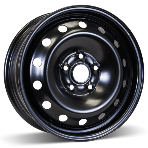 16X7 (5-112) Black Snow Wheel Rim