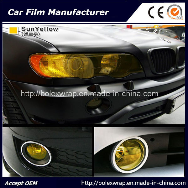 Self-Adhesive Car Light Film Car Vinyl Sticker Colors Car Headlight Tint Vinyl Films