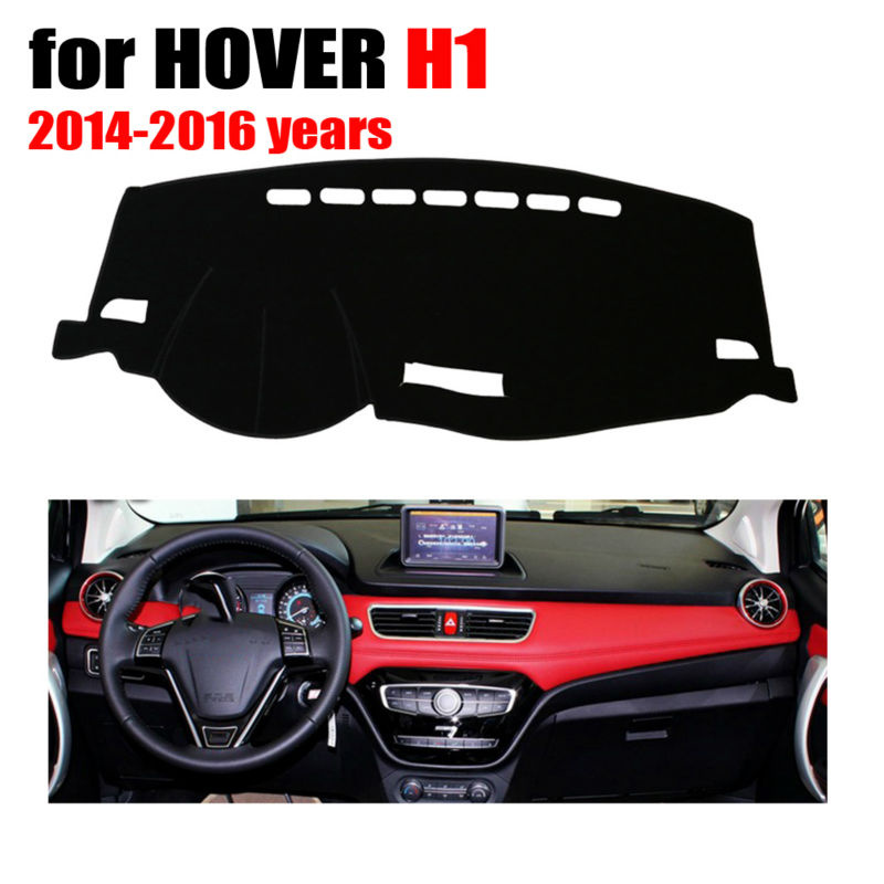 Car Dashboard Covers Mat for Hover H1 2014-2016 Years Left Hand Drive Dashmat Pad Dash Cover Auto Dashboard Accessories