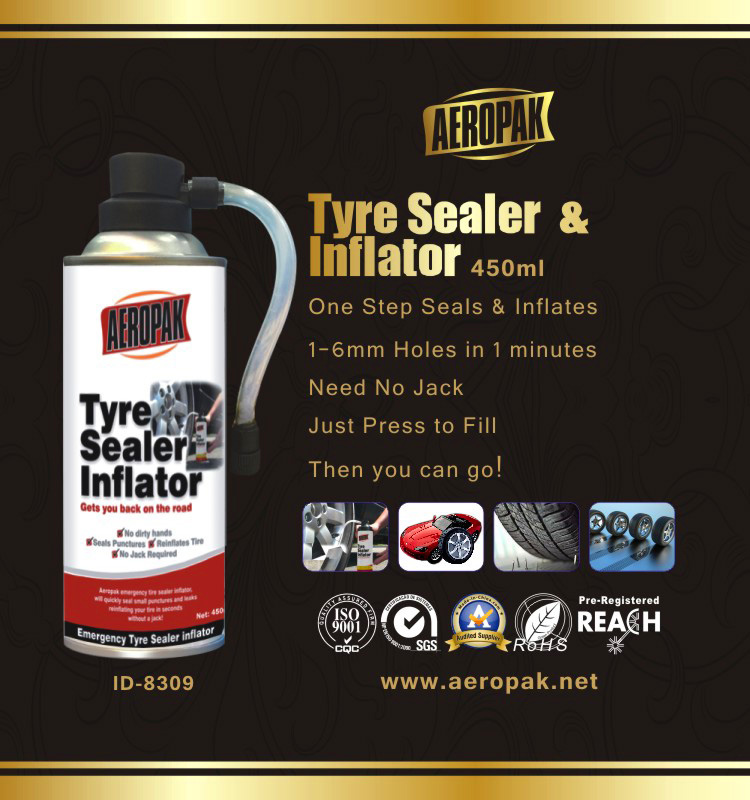 Aeropak Auto Repair Tire Sealanr Spray