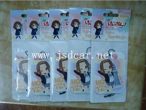 Custom Paper Car Air Freshener, Car Perfume Pendnat (JSD-E0028)