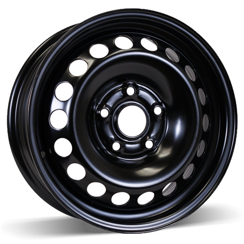 15X6 (5-112) Black Steel Wheel Rim