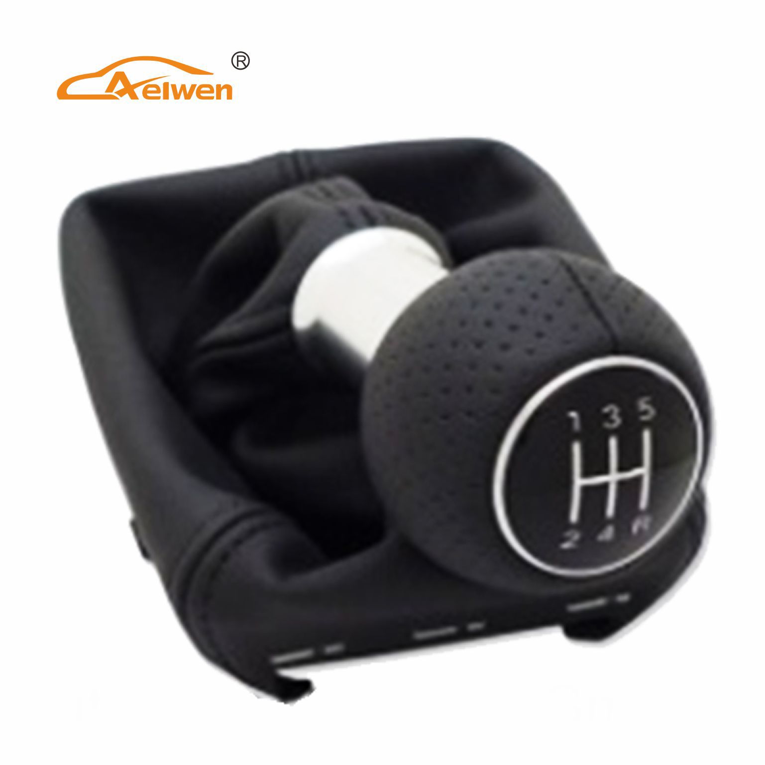Natural Leather Shift Knob for A4 8e B6 B7 Bj. 2001 - 2007 (8E0863278DD)