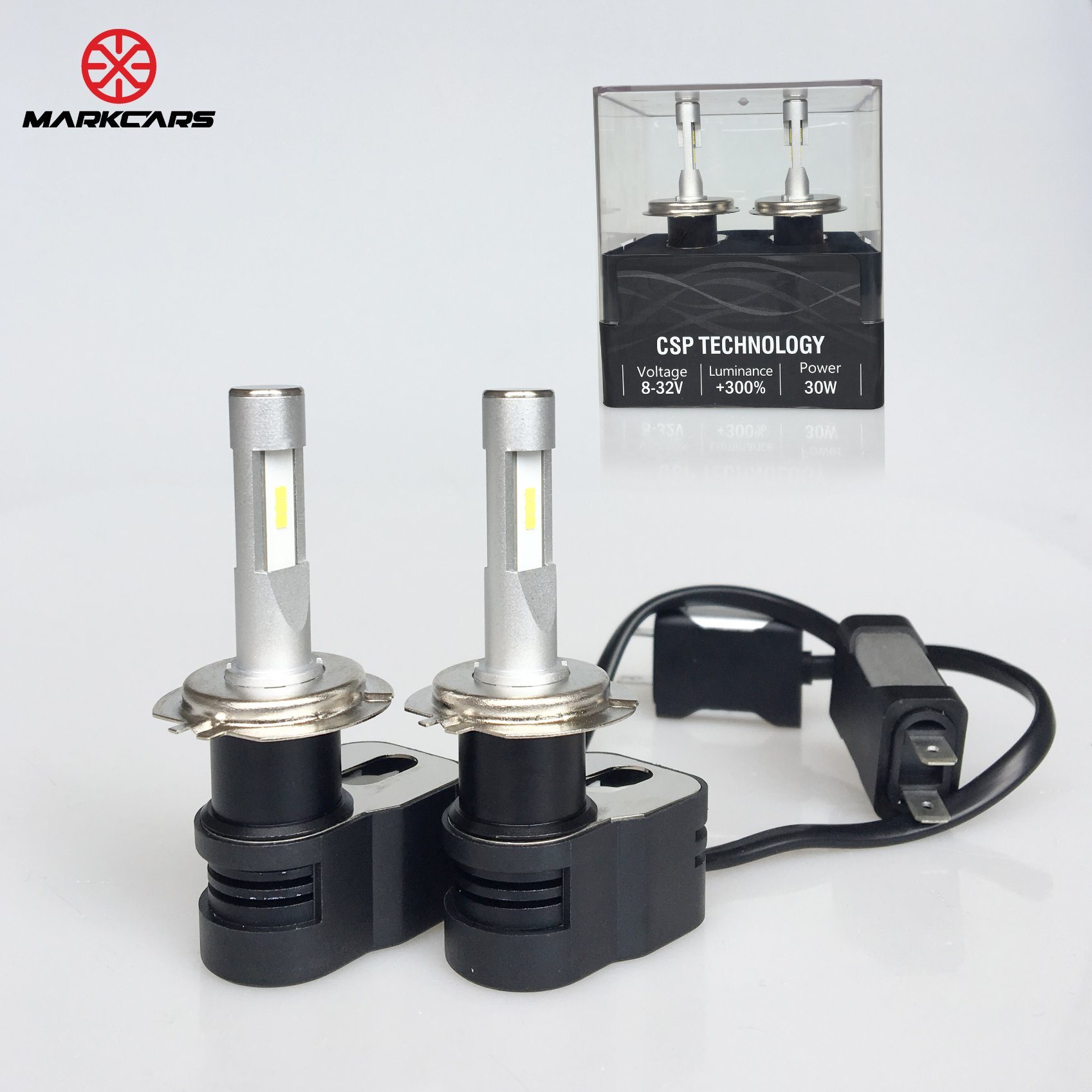 Markcars Auto Head Lamp LED Car Headlight Bulb H7