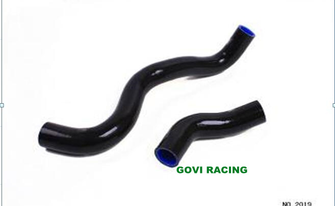 Black Radiator Silicone Hose Tube Connector for Toyota Markii Jzx100