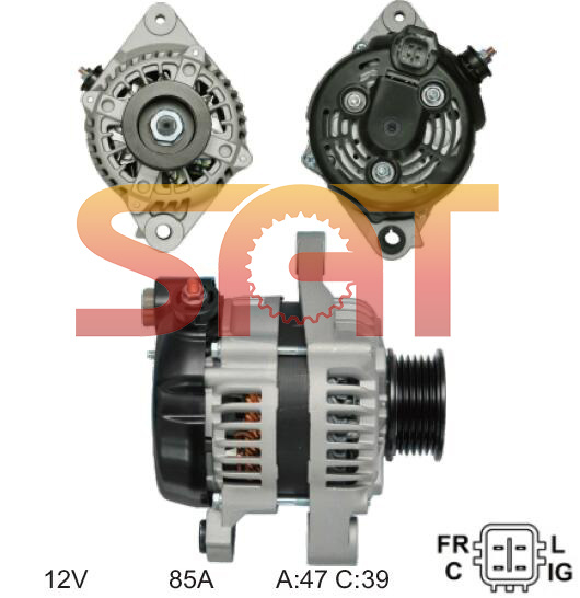Nippondenso Alternator 27060-Bz110 104210-9090