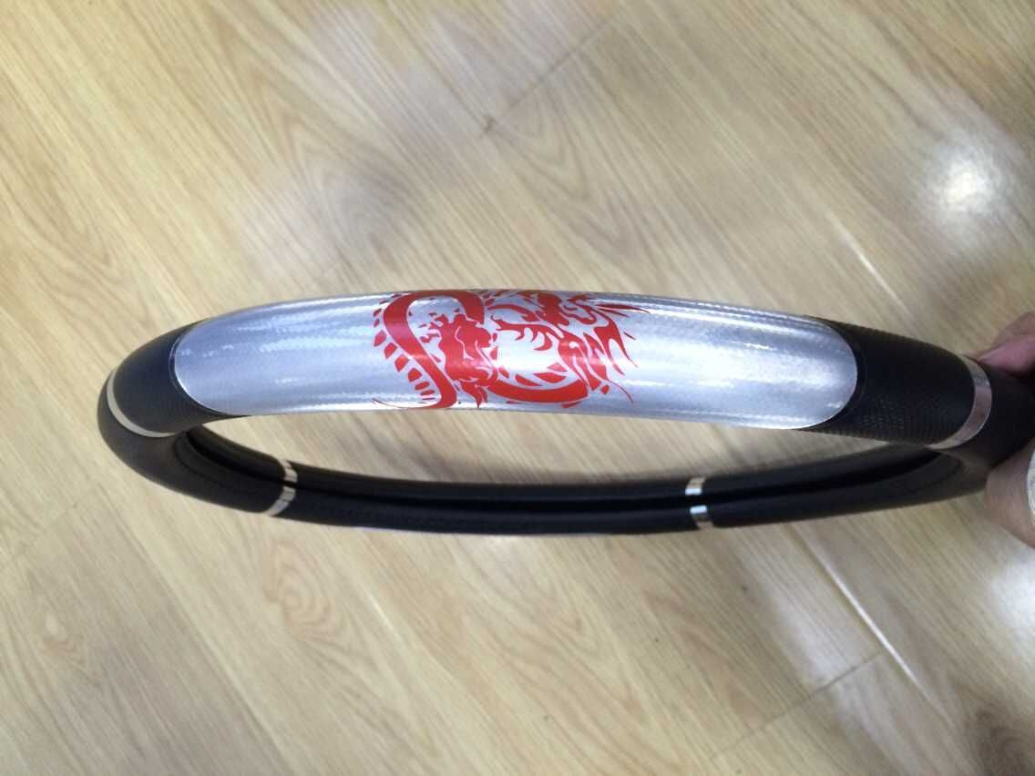 2017 New PVC Car Steering Wheel Cover with Relfective