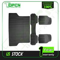 5PC Universal Car Floor Mats Front & Rear Liner All Weather Auto Waterproof Mat