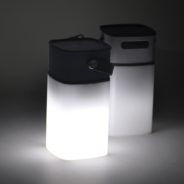 Pop 2 in 1 Camping Bt Speker with LED Night Light Portable Speaker