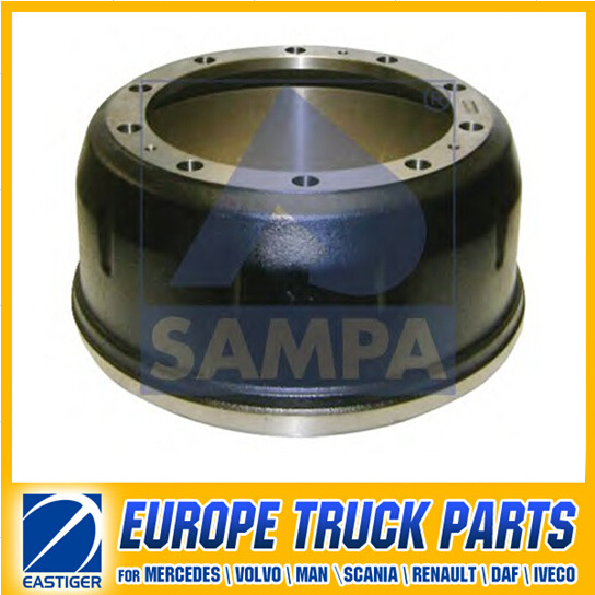 3834230201 Brake Drum Truck Parts for Mercedes Benz