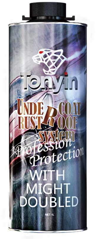 Rubberized Undercoating (Oilness Black) 1L for Car Care