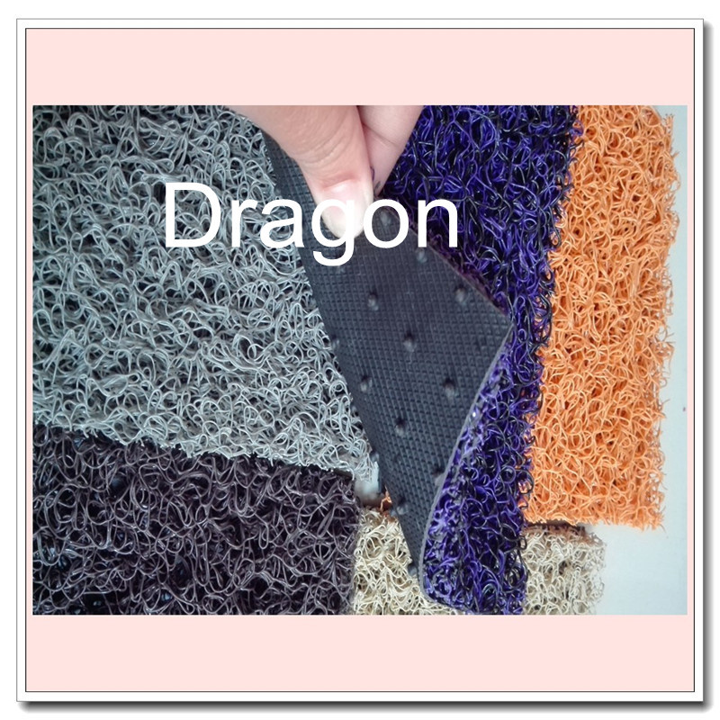 Plastic Coil Car Mat Korea with Spike Backing