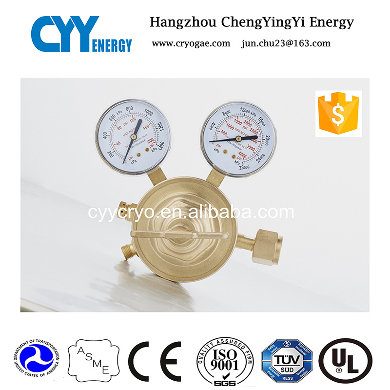 Ce Certificate O2 N2 Ar CO2 LPG High Pressure Regulator