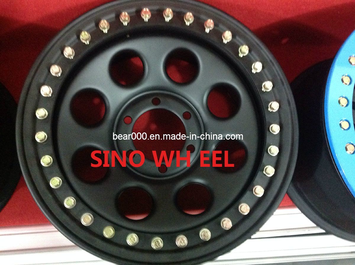 16X8 Beadlock Steel Wheel Rim/ Beadlock Wheel Rim for Land Cruiser