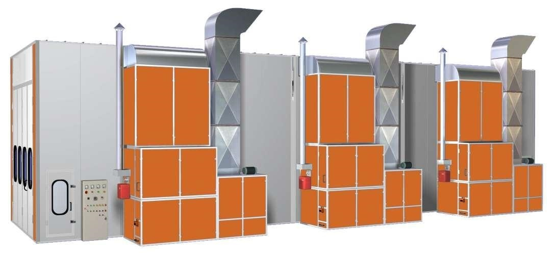Spraying and Baking Portable Industrial Spray Booths