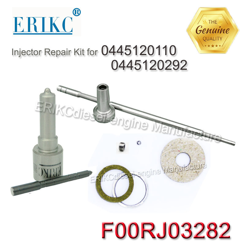 Erikc Common Rail Injecteur Repair Kits F 00r J03 282 (F00RJ03282) Bosch Overhaul Kit F00r J03 282 for 0445120110, 0445120092
