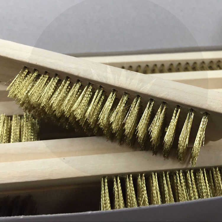Plastic Handle Steel Wire Brush with Scraper Test Steel Brush