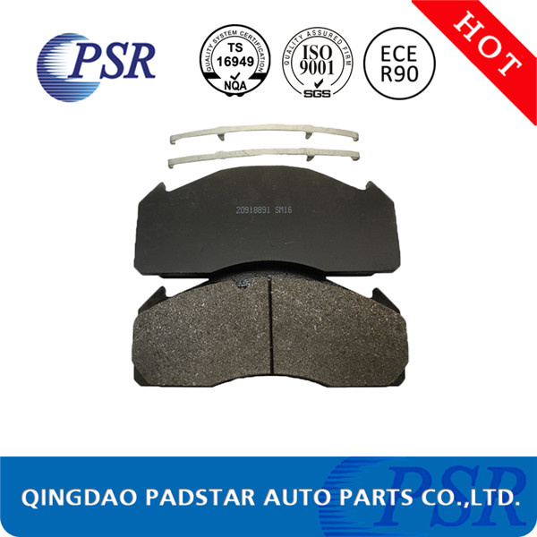 Super Quality Truck & Bus Disc Brake Pad Wva29125 for Mercedes-Benz