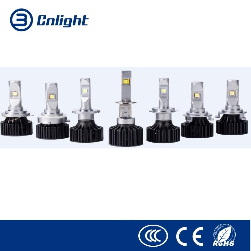 Cnlight Universal M1 M1 H4 H7 9005 3000K/6500K Super Bright 6000lm Pair LED Auto Car Headlight Lamp