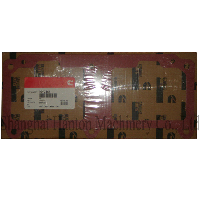 Cummins Nta855 Diesel Engine Part 3047465 Oil Cooler Cover Gasket