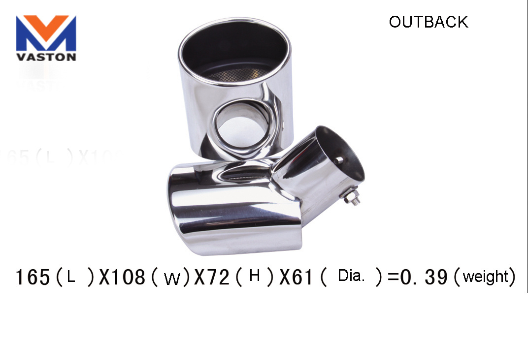 Exhaust/Muffler Pipe for Outback, Made of Stainless Steel 304b