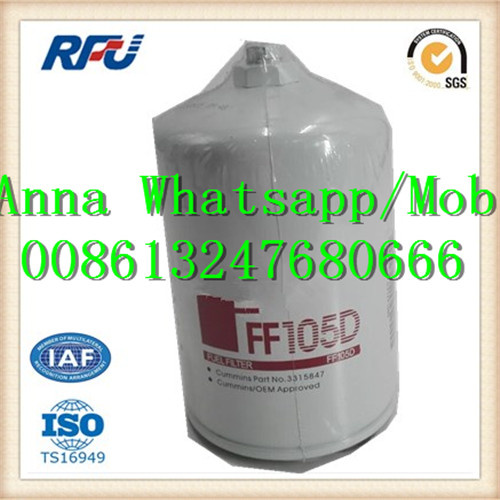 High Quality Truck Fuel Filter FF105D for Fleetguard