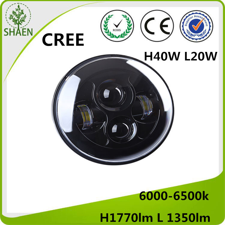 Amzon Hot Selling LED Headlight for Jeep High Power 7 Inch