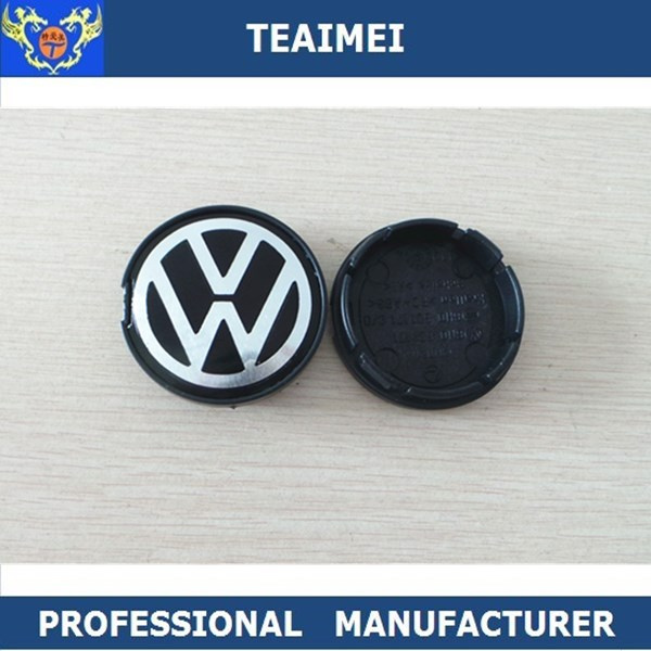 55mm Custom ABS Chrome Car Logo Alloy Center Wheel Caps