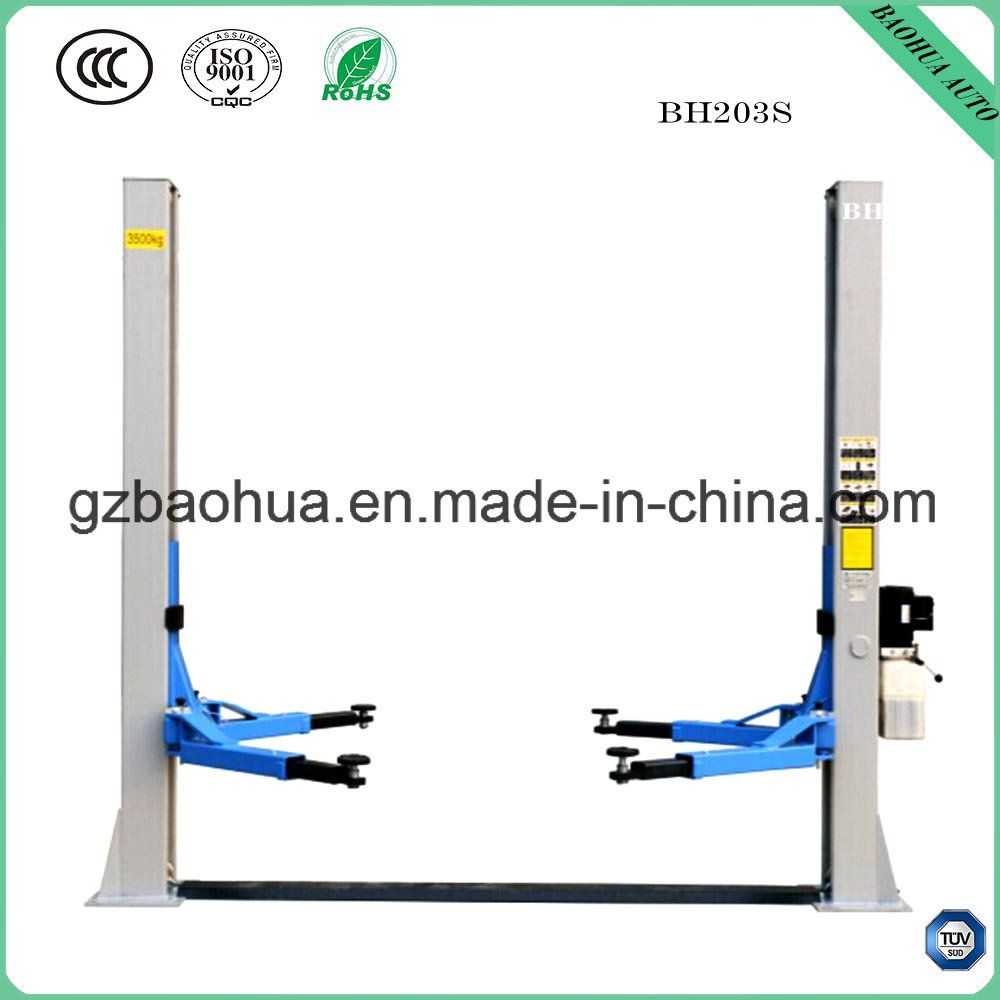 Two Post Lift, Double Cylinder Two Post Hoist with CE