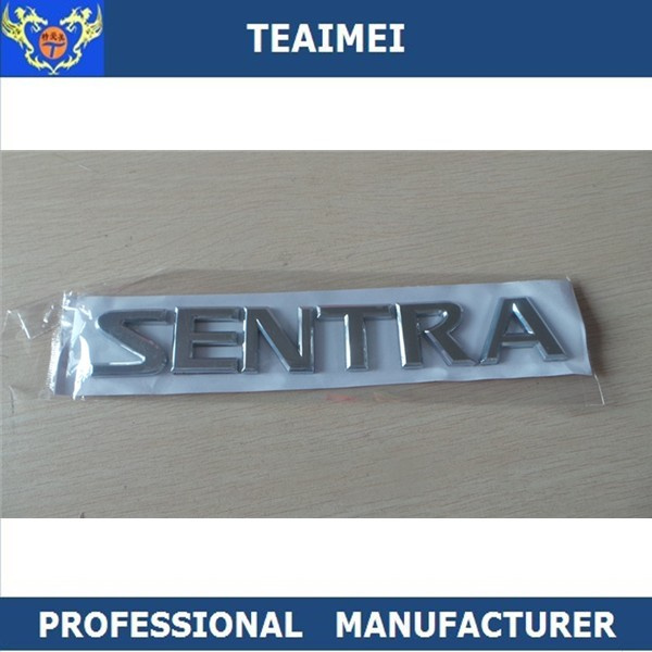 Chrome Logo Car Name Badge Auto Emblem