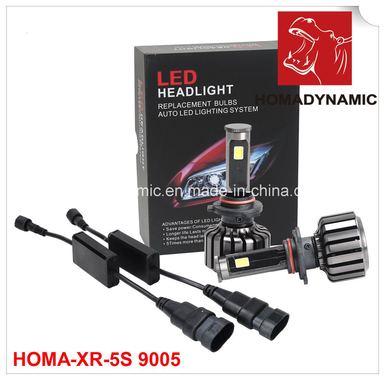 2016 New Product COB Chip 9005 LED Headlight for Car Light and Car LED Headlight