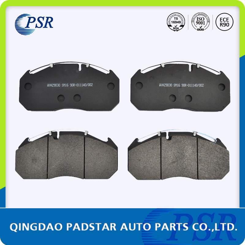 Wva29030 China Supplier Auto Parts Heavty Duty Truck Brake Pad for Mercedes-Benz