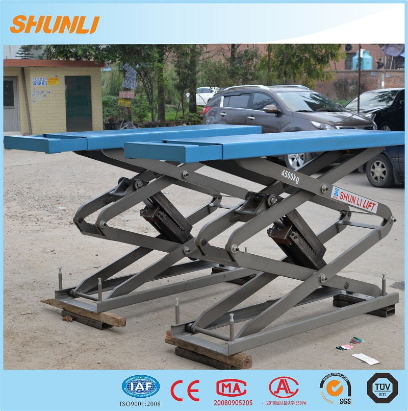5000kg Capacity Underground Double Scissor Lift