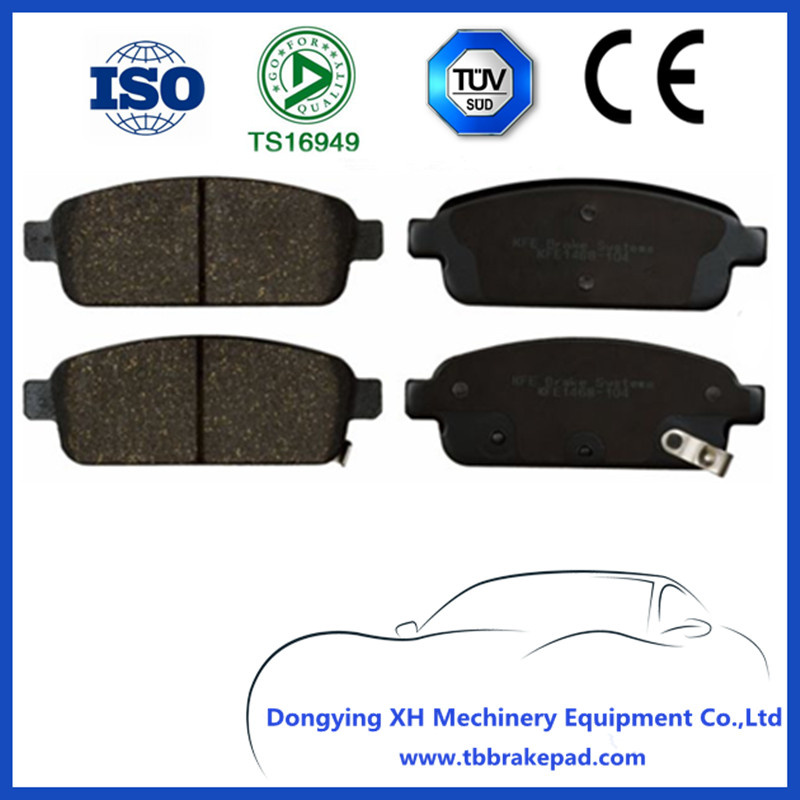 Chevrolet Astra Low Noise Ceramics Painted Plastic Rear Brake Pad D1468