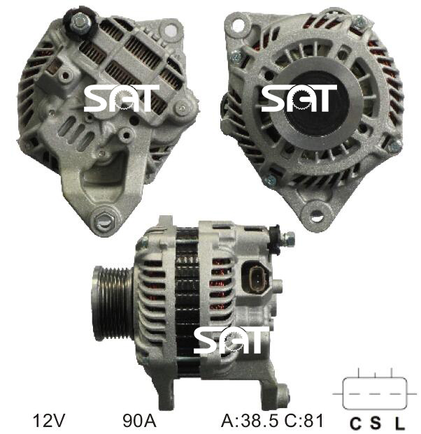 for Mitsubishi Alternator A3TG5381 23100-MA00A A003TG5381