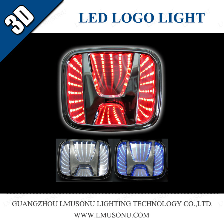 Lmusonu 3D LED Logo Badge Light for Honda