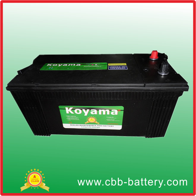 Sealed Maintenance Free Auto Battery for Heavy Duty European Truck 72018-220ah, 12V