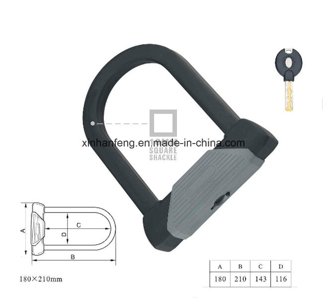 High Quality Anti-Theft Combination Bicycle U Shape Lock (HLK-007)