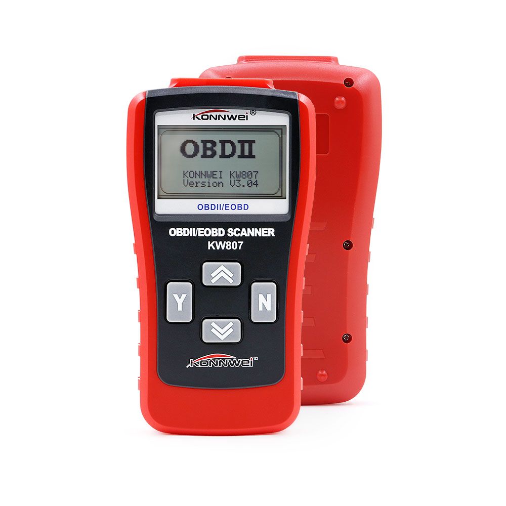New Konnwei Kw807 OBD2 / Eobd Car Auto Fault Code Reader Scanner Car Diagnostics Tool GS500 OBD2 Scanner
