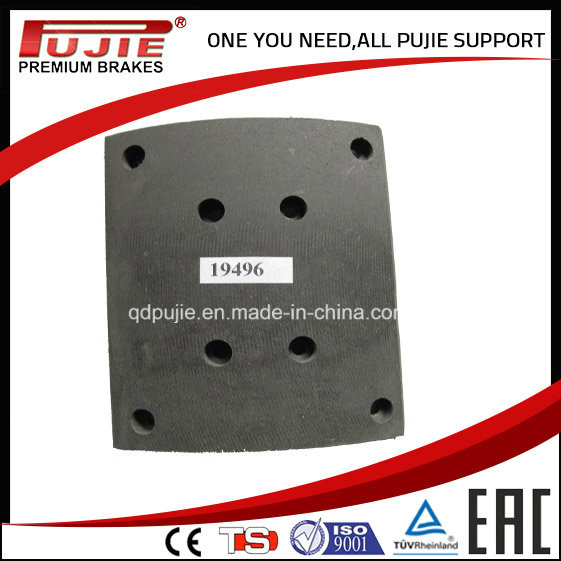 Non Asbestos Man Brake Lining for Truck Wva 19496