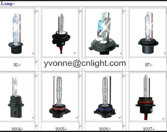 Motorcycle HID Headlight Conversion 55W HID H7 AC Replacement Bulbs