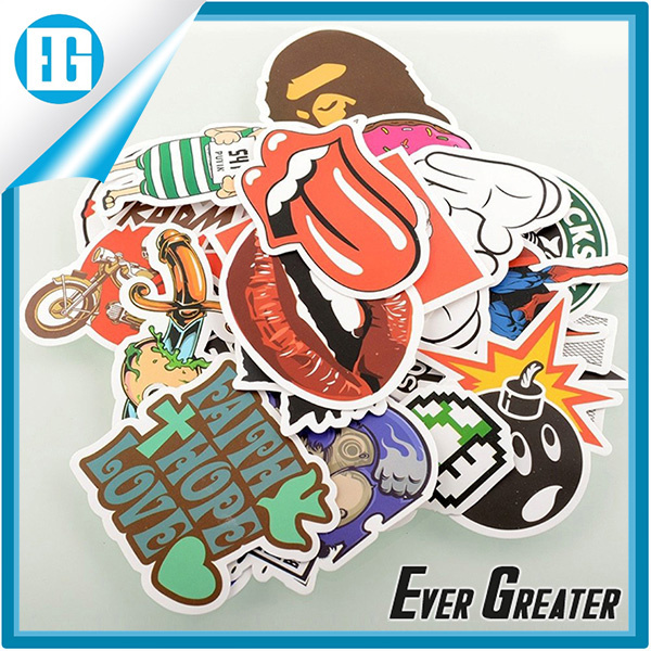 Whimsy Waterproof Custom Design Pattern of The Printing PVC Sticker
