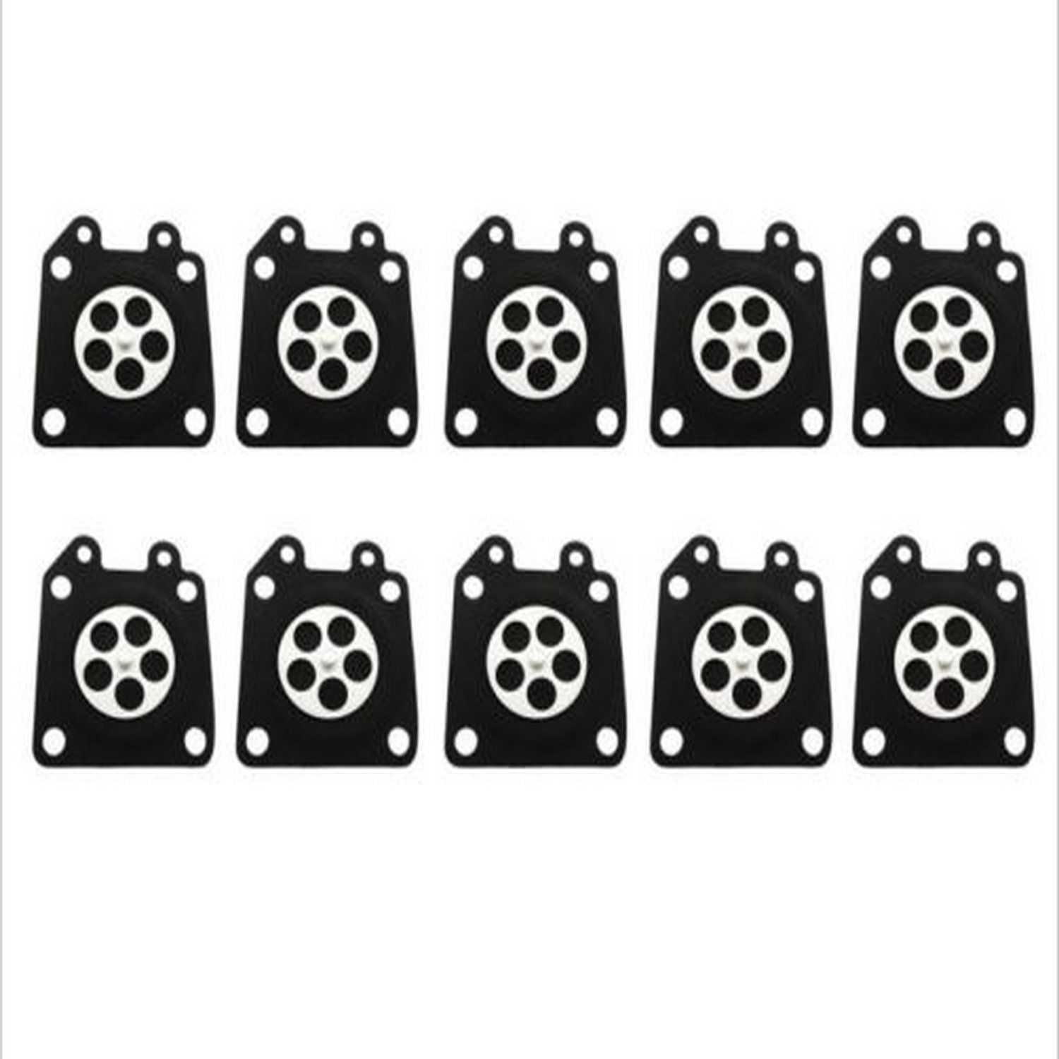 10PCS/Set Pack Carburetor Gasket Metering Diaphragm Assembly for Walbro 95-526
