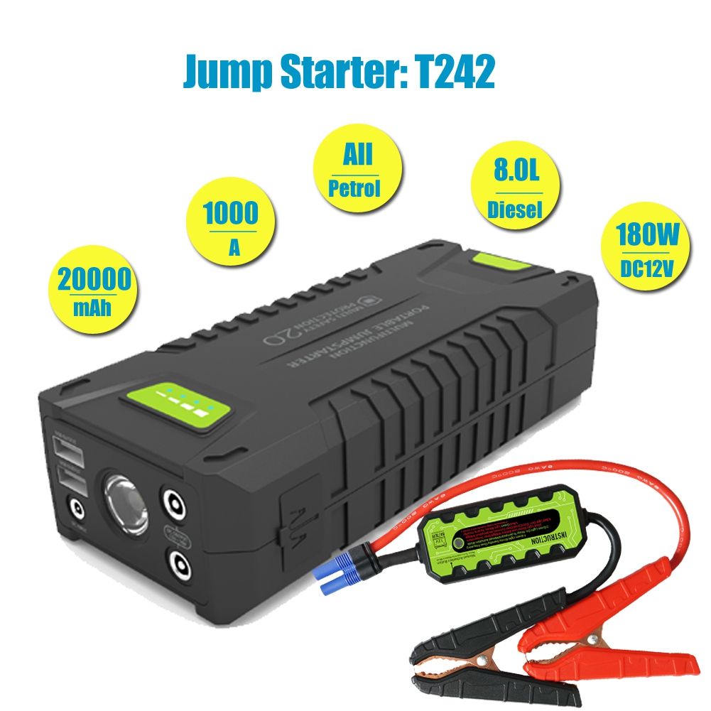 OEM Multi-Function Auto Engine Jump Starter with LED Light