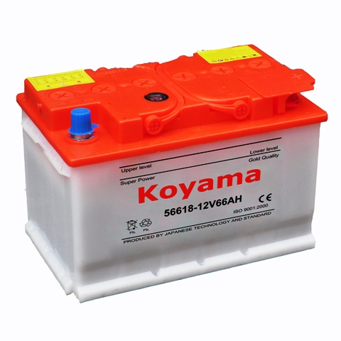 DIN Standard Dry Charged Car Battery 66ah (56638)